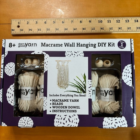 Macrame Wall Hanging NWT DIY KIT. - Picture 1 of 11